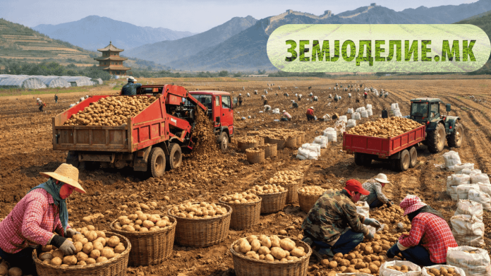 Кина е најголемиот производител на компир во светот – секој четврти компир доаѓа од оваа земја Kina e najgolemiot proizvoditel na kompir vo svetot