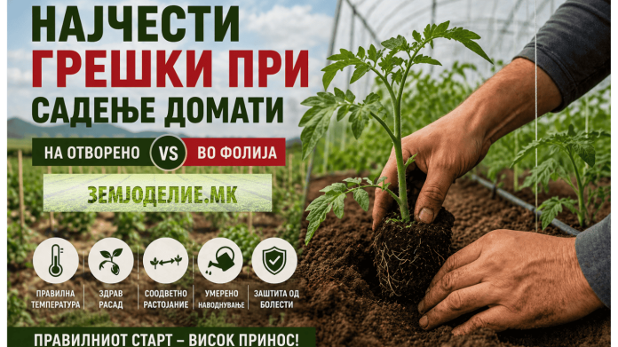 Најчести грешки при садење домати