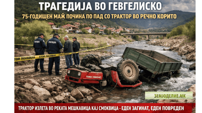 несреќа со трактор Смоквица
