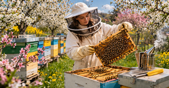 Proleten pregled na pcelite Пролетен преглед на пчелите