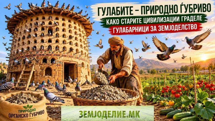 Гулабарници и гулабов измет: Древно природно ѓубриво што повторно го откриваат земјоделците гулабов измет како ѓубриво