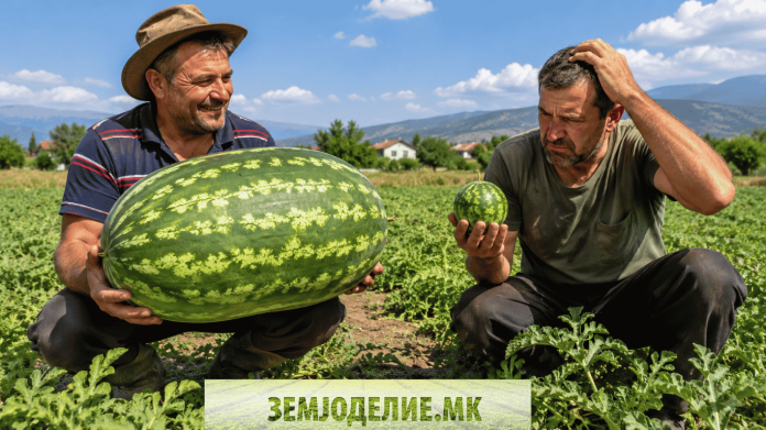 Lubenicata ostanuva sitna лубеницата останува ситна