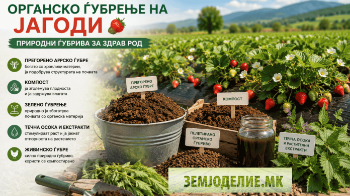Органско ѓубрење на јагоди – кои природни ѓубрива даваат најдобри резултати? органско ѓубрење на јагоди