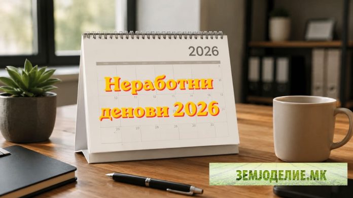 Неработни денови во Македонија за 2026 година неработни денови 2026