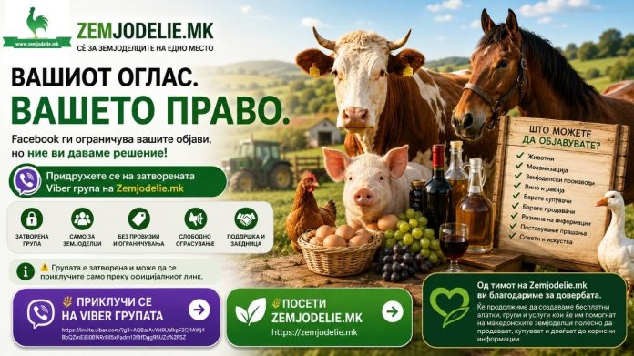 Facebook брише огласи? Приклучете се на Viber групата Viber група за земјоделци