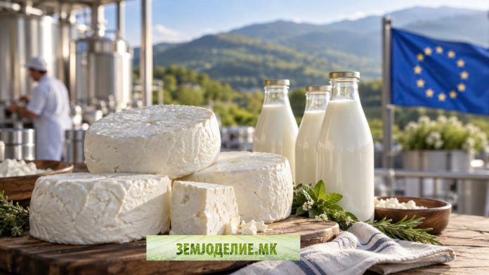 10 млекари од Македонија одобрени за извоз во ЕУ — со едно ограничување извоз на млеко во ЕУ