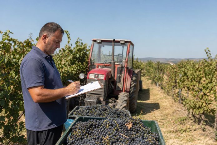 proizvoden-trosok-vinsko-grozje-konkurs-lozari Лозар проверува белешки за трошоците покрај бербата на винско грозје
