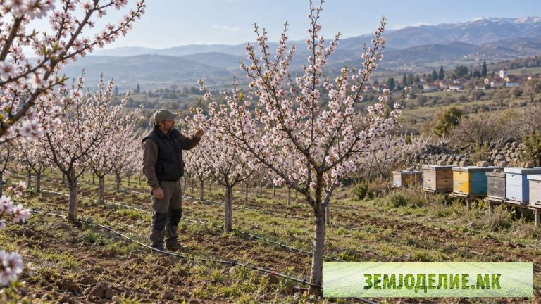 Одгледување бадем: садење, кроење, прихрана и берба