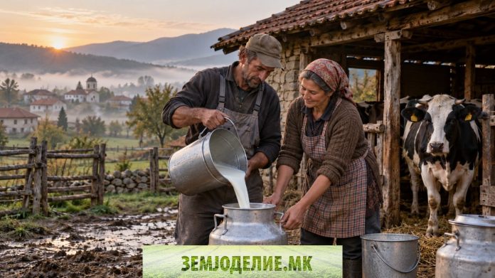 Производство на млеко во Македонија: пад од 28% за 5 години производство на млеко во Македонија