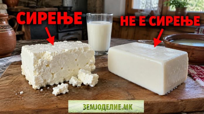 Сирење со растителна маст: дали смее да се вика сирење? сирење со растителна маст